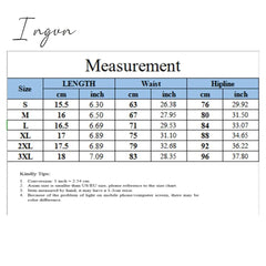 Ingvn - 2023 Trends Fashion New Women Mid Waist Sport Shorts Slim Fit High Stretchy Short Trousers