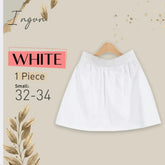 Ingvn - Adjustable Layering Fake Top Lower Sweep S / White