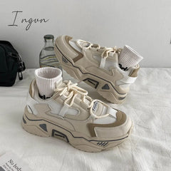 Ingvn - Aesthetic Fashion Platform Sneakers Mise / 35