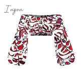 Ingvn - African Dresses For Women Autumn 2 - Piece Set Lady Full Sleeve Shoulder Off Festher