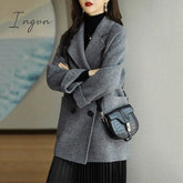Ingvn - Autumn And Winter New Fashion Women’s Jacket Loose Leisure All - Match Western Style High