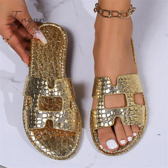Ingvn - Casual Patchwork Solid Color Round Comfortable Shoes Shoes/Slippers