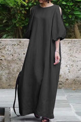 Ingvn - Casual Simplicity Solid Color O Neck Dresses(3 Colors) Dresses/Casual Dresses