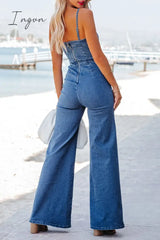 Ingvn - Casual Simplicity Solid Patchwork Regular Jumpsuits & Rompers/Jumpsuits