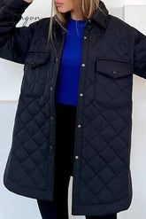 Ingvn - Casual Solid Bandage Patchwork Turndown Collar Outerwear Outerwear/Blazer & Suits &Jacket