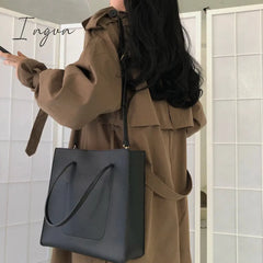 Ingvn - Chic Women Trench Coat Casual Women’s Long Outerwear Loose Overcoat Autumn Winter Fashion