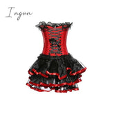 Ingvn - Corset Womenโs Corsets Trachtenmieder Christmas Halloween Wedding Party Birthday Plus