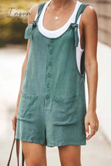 Ingvn - Cotton Pocket Jumpsuit(3 Colors) Jumpsuits