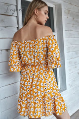Ingvn - Dainty Daisy Off The Shoulder Dress