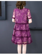 Ingvn - Embroidered Off - Shoulder Dresses Fairy Chic Gentle Dress Female New Style Sweet Daisy