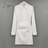 Ingvn - Fashion Summer Women’s Dress Shirt Long Evening Female Vintage Maxi Party Oversize Beach