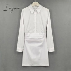 Ingvn - Fashion Summer Women’s Dress Shirt Long Evening Female Vintage Maxi Party Oversize Beach