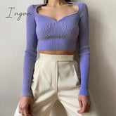 Ingvn - Fashion Trends European And American Autumn New Women’s Solid Color Long - Sleeved Slim