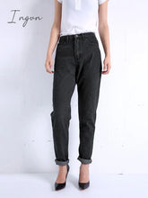Ingvn - Harem Pants Vintage High Waist Jeans Woman Boyfriends Women’s Full Length Mom Cowboy