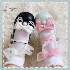 Ingvn - Japanese Design Cat Paw Cosplay Lolita Sweet Girls Shoes Jk Platform Anime Big Size 34-41