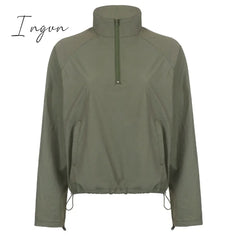 Ingvn - Joggers Baggy Wide Leg Sweatpants Sets Loose Drawstring Low Waist Streetwear Cargo Pants