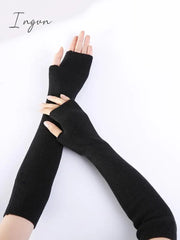 Ingvn - Knitted 7 Colors Sleevelet Accessories Black Warmers