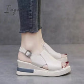 Ingvn - Naked Feet Wedge Sandals