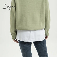 Ingvn - New Style Womens Fake Shirts Hem Underskirts Elastic High Waist Split Half Slips Skirts