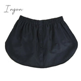 Ingvn - New Style Womens Fake Shirts Hem Underskirts Elastic High Waist Split Half Slips Skirts