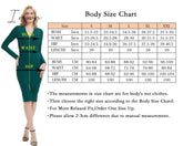 Ingvn - New Summer Deep V Neck Women Bandage Dress Full Sleeves Celebrity Bodycon Sexy Club