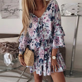 Ingvn - Pullover Slimming Dress Blue / S