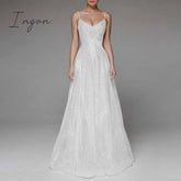 Ingvn - Sexy Slip Embroidered Maxi Dresses For Women Summer Elegant Luxury Evening Wedding Guest