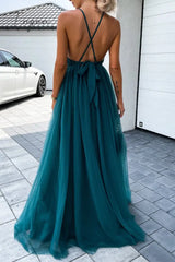 Ingvn - Sexy Solid Mesh Halter Cake Skirt Dresses Dresses/Casual