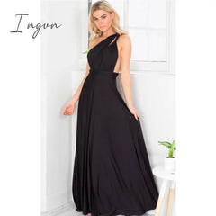 Ingvn - Sexy Women Maxi Dress Red Infinity Long Multiway Bridesmaids Convertible Wrap Party Dresses