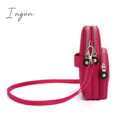 Ingvn - Shoulder Bag Nylon Women Mobile Phone Mini Female Messenger Purse Lady Wallet Small