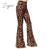 Ingvn - Spring Autumn Bell Bottom Pants Women Streetwear Flare Beach Trousers Ladies Fashion