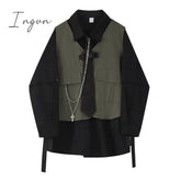 Ingvn - Spring Autumn Women’s Two-Piece Sets Streetwear Fashion Tooling Style Vest And Solid
