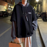 Ingvn - Spring Outfits 2023 Trends Hoodies Women Sweatshirt Couple Autumn/Winter Fake Two - Piece