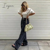 Ingvn - Spring Outfits Casual Fashion Straight Leg Women’s Jeans Denim Bottom Harajuku Boyfriend