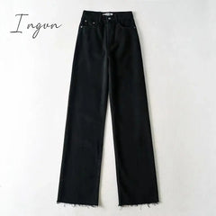 Ingvn - Spring Outfits Casual Fashion Straight Leg Women’s Jeans Denim Bottom Harajuku Boyfriend