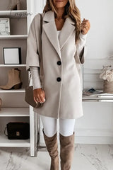 Ingvn - Stylish Design With Pocket And Buttons Coat Tops