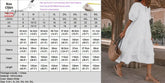 Ingvn - Summer Dress Elegant Party Mid - Calf Women’summer Sundress Bohemian Beach Casual Vestido
