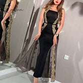 Ingvn - Summer Outfits Two Piece Set Sexy Night Club Strapless Dress Women Slim Fit Sheath