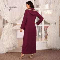Ingvn - Vestido De Mujer Abaya Dubai Turkey Muslim Fashion Dress Clothing African Long Dresses For