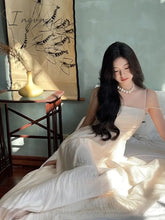 Ingvn - Vintage Sexy Straps Sleeveless Wedding Maxi Dresses For Women Clothing Elegant Fashion