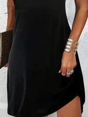 Ingvn - Women’s Casual Dress Summer Plain Lace Strap Mini Fashion Modern Outdoor Street