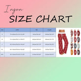 Ingvn - Womens Christmas Pants Cartoon Santa Claus Print Wide Leg Pull Rope Elastic Drawstrings