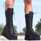 Ingvn - Women’s Faux Leather Boots