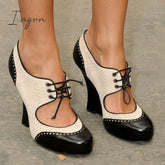 Ingvn - Women’s Heels Hand Stitching Vintage Shoes Boho Bohemia Beach Party Outdoor Daily Summer