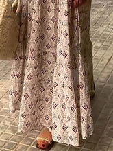 Ingvn - Women’s Long Dress Maxi Casual Summer Print Geometric Fashion Streetwear Outdoor Date