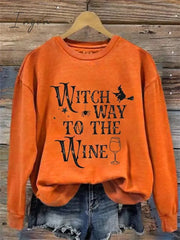 Ingvn - Women’s Sweatshirt Pullover Halloween Sports Basic Neon & Bright Orange Green Beige