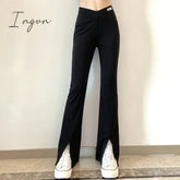 Ingvn - Y2K Women Loose Jeans Fashion Street Low Waist Pocket Long Washed Solid Color Casual