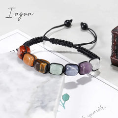 Charm Imitation Natural Stone Beaded Bracelet for Women Men Tiger Eye Beads Adjustable Bracelets Couple Friendship Party Jewelry