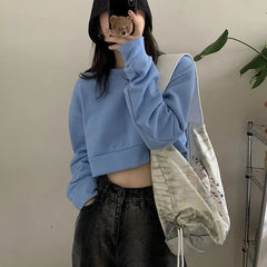 INGVN  2024 High-capacity Fashion Crossbody Bags Korean Vintage Personality Print Tote Bag Y2k Aesthetic Harajuku Shoulder  Women