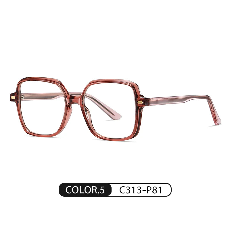 INGVN  Women Fashion Acetate Blue Light Blocking Computer Glasses Without Degrees Female Square Eyewear Spectacles Frames
